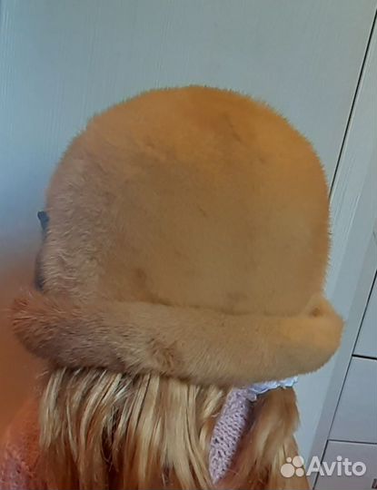 Шапка норковая женская бу