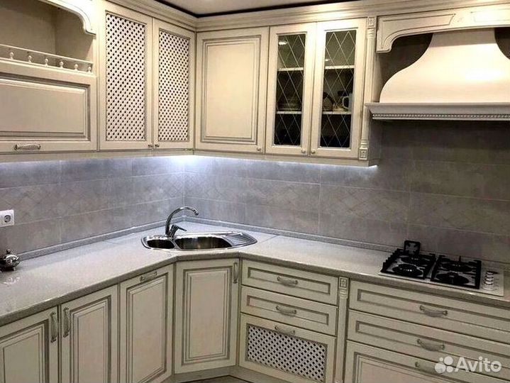 Кухня классический стиль угловая на заказ