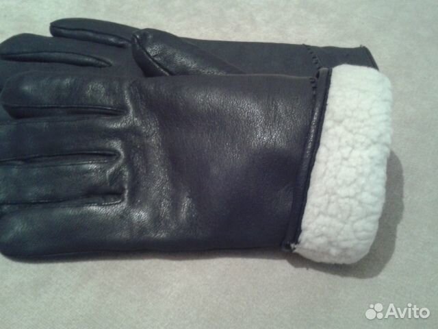 Новые Зимние Перчатки натуральная кожа