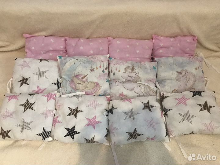 Бортики в детскую кроватку