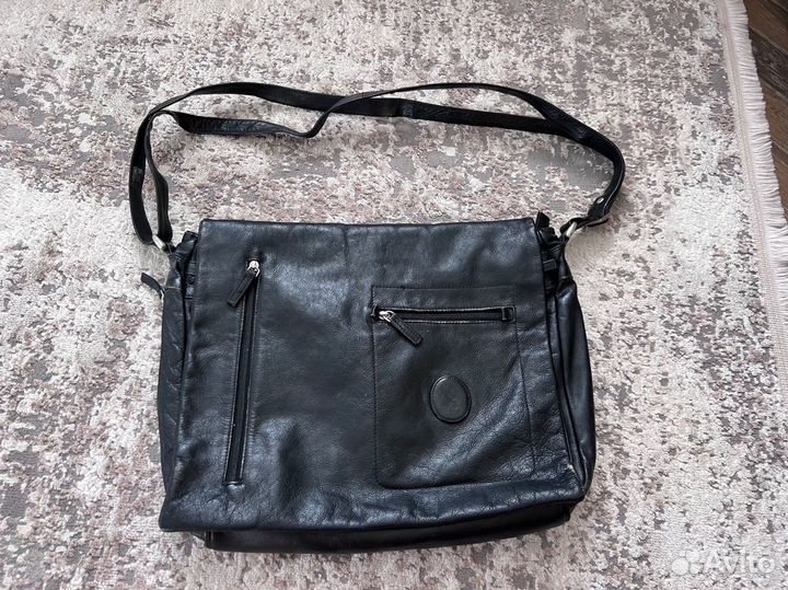 Мужская кожаная сумка 43*30