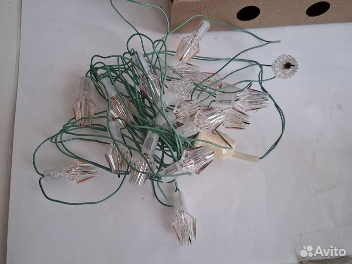 Новогодняя гирлянда СССР спектр