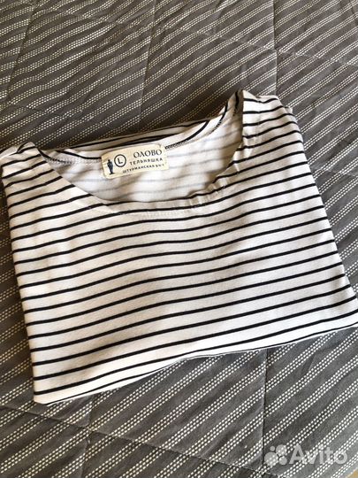 Майка с длинным рукавом Олово