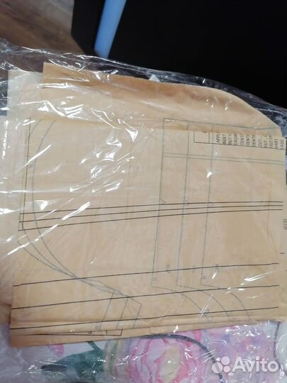 Готовая выкройка пижамы, размер 50