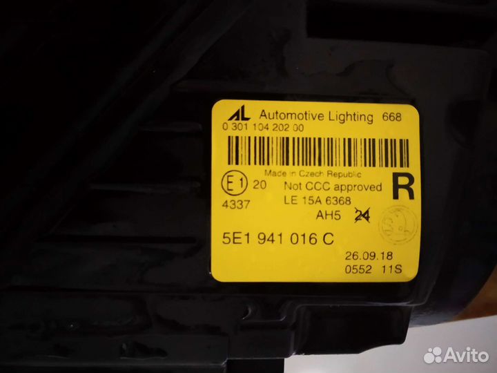 Фары Шкода Октавия А7фл