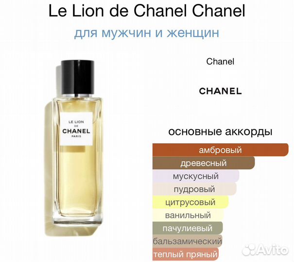 Духи Le Lion de Chanel 100мл
