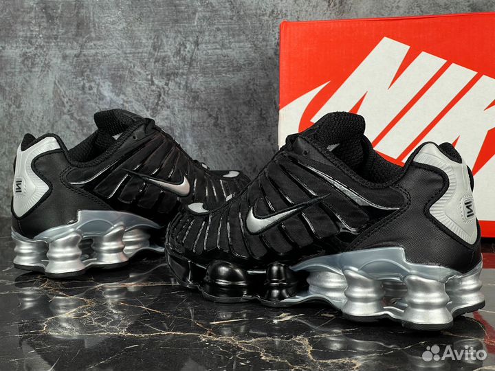 Nike Shox TL Silver Black