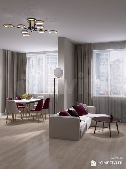 3-к. квартира, 105 м², 6/9 эт.