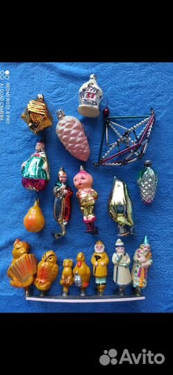 Елочные игрушки СССР советские