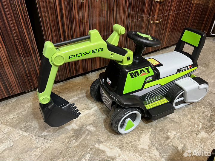 Детский электромобиль экскаватор