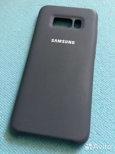 Оригинал Чехол Silicone Cover на Samsung S8+ Black