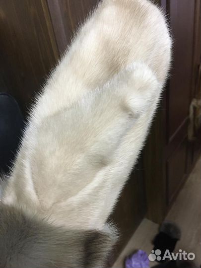 Варежки меховые женские