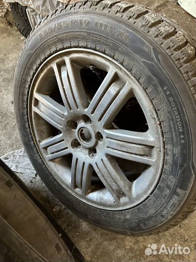 2 Колеса в сборе и резина 7 шт на 255/55 r 19