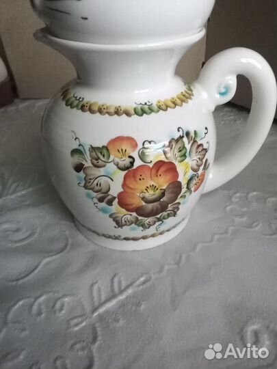 Кувшин - котик Леопольд. Сувенирный сосуд