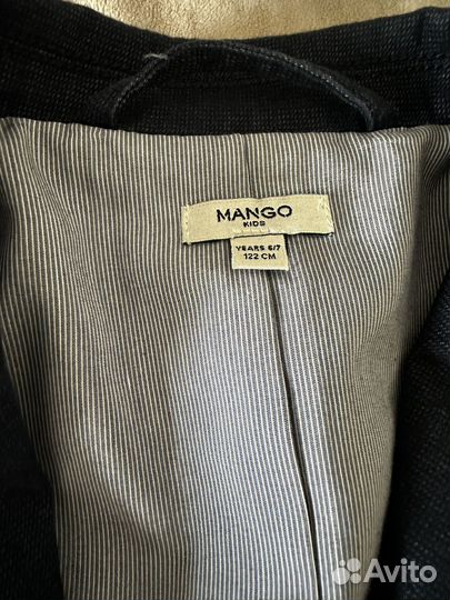 Пиджак для мальчика 122 Mango