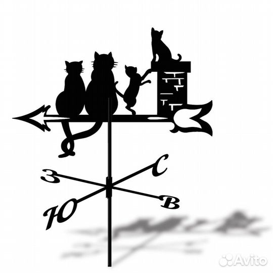 Ветряной компас на крышу