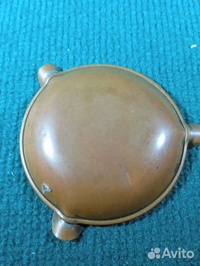 Пепельница медь монета