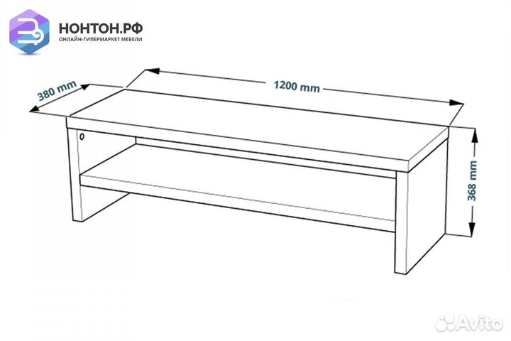 Тв-тумба enkel TV12 белая