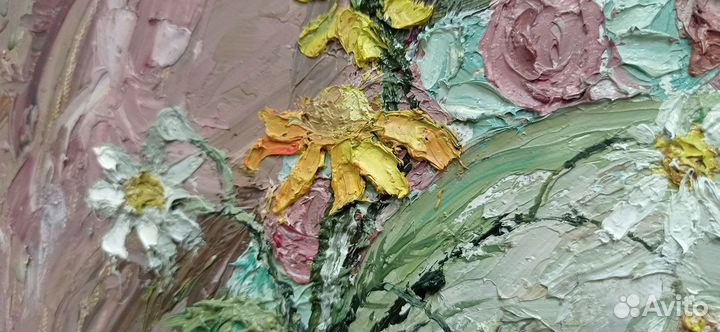 Картина маслом на холсте: натюрморт 