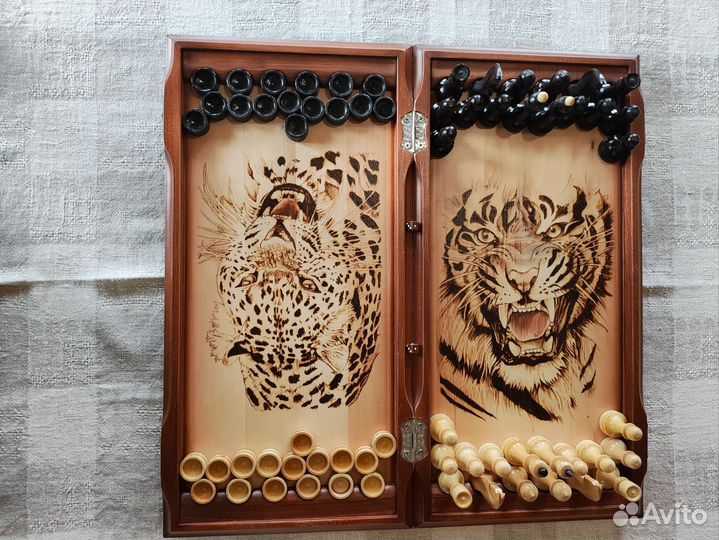 Шахматы и нарды деревянные