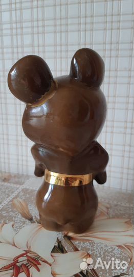 Олимпийский мишка фарфор СССР