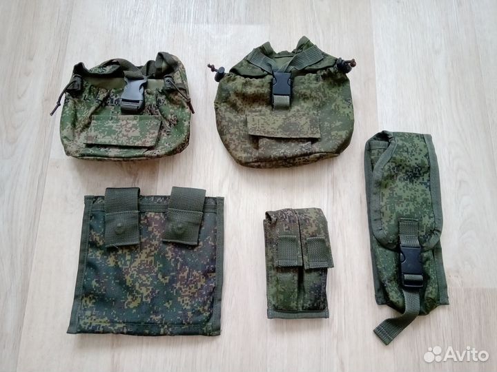 Подсумки под флягу рацию саперную лопатку