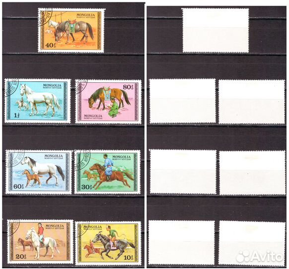 Марки из старого альбома