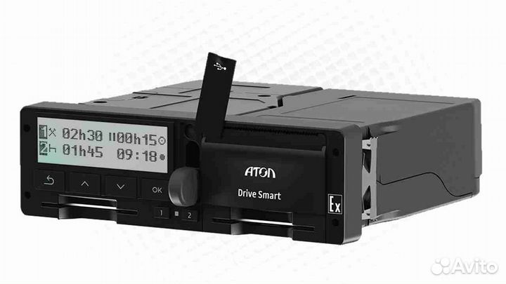 Новый цифровой тахограф Атол Драйв.Под ключ