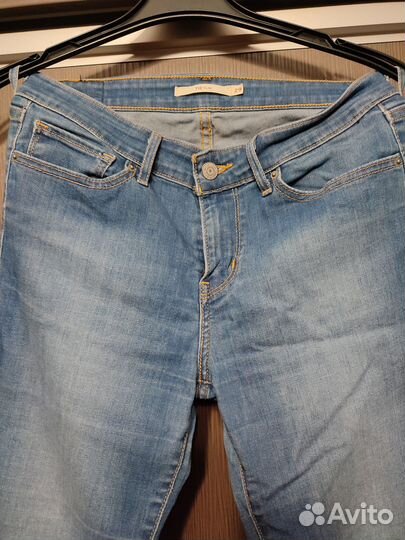 Джинсы женские levis 712 slim. Размер 44-46