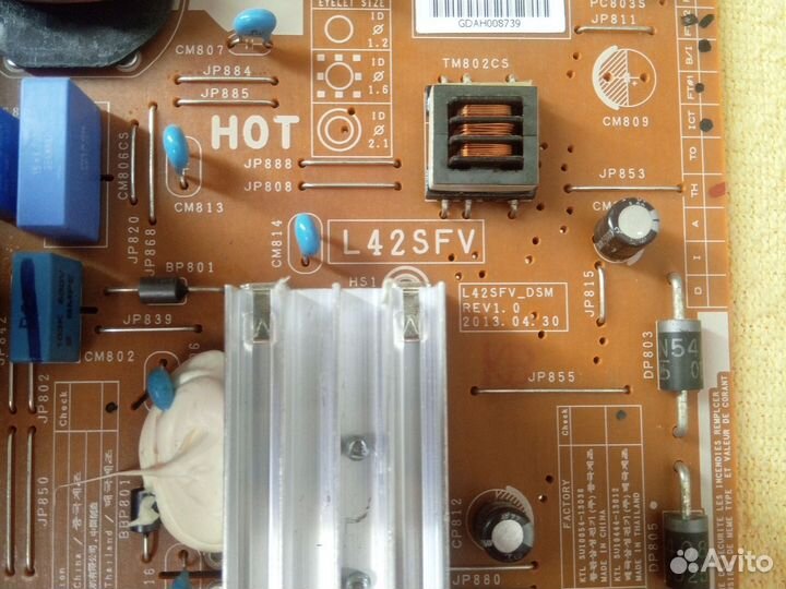 Телевизор на разбор Samsung UE39F5000AK