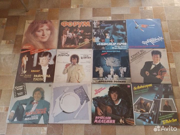 Пластинки разного жанра