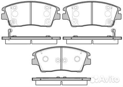 Колодки тормозные передние