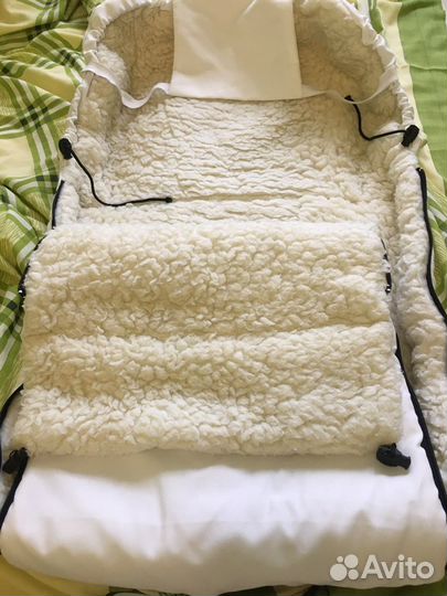 Меховой конверт овчина