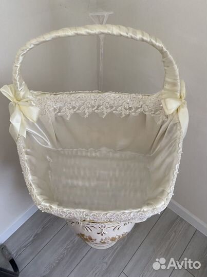 Корзина для крестин, свадеб большая