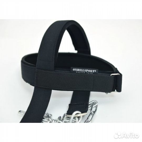 Упряжь D4 для тренировки мышц шеи х/б стропа Onhil