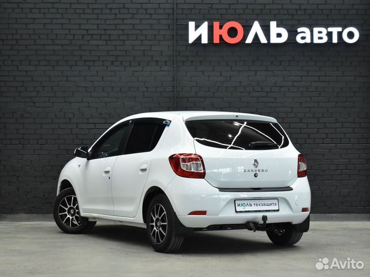 Renault Sandero 1.6 МТ, 2018, 99 691 км