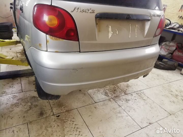 Бампер задний дэу матиз