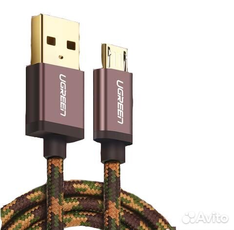 Кабель micro USB-USB 2.0, в оплетке нейлоновой 1,5