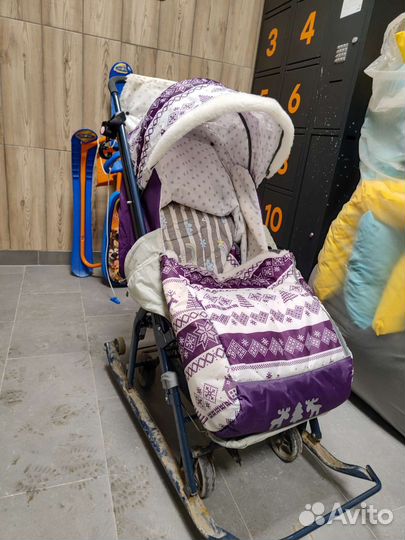 Детские санки коляска Ника