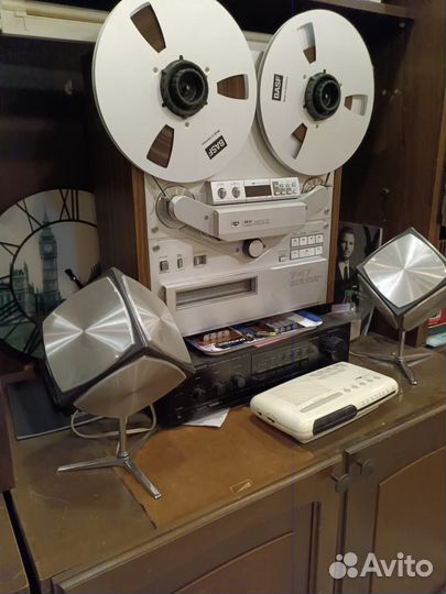 Кассетная дека akai 747