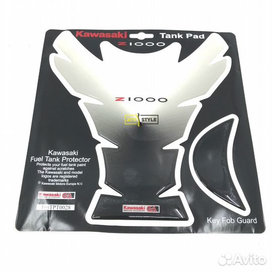 Защитная наклейка на топливный бак Kawsaki Z1000 1