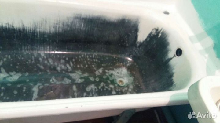 Эмалировка ванн, реставрация акрилом