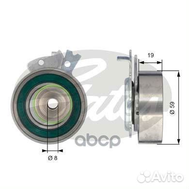Ролик ремня грм GM aveo/lanos 95- 1.4/1.6 T4303