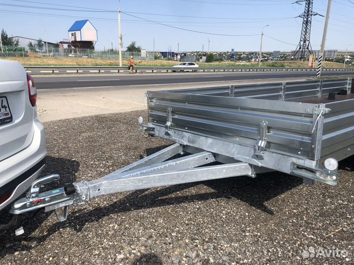 2-осный прицеп Мзса с кузовом 4,6 х 1,51 м