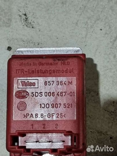 Резистор отопителя Vag 1J0907521