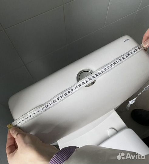 Унитаз компакт из новостройки