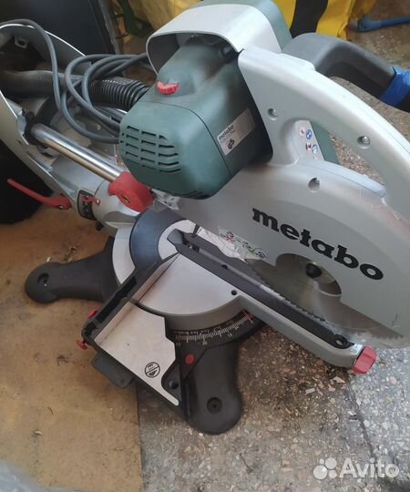 Торцовочная пила metabo kgs 315 plus