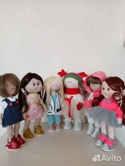 Текстильная кукла тильда