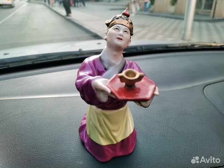 Фигурка Китаец с чашкой чая Китай 1950 год церемон