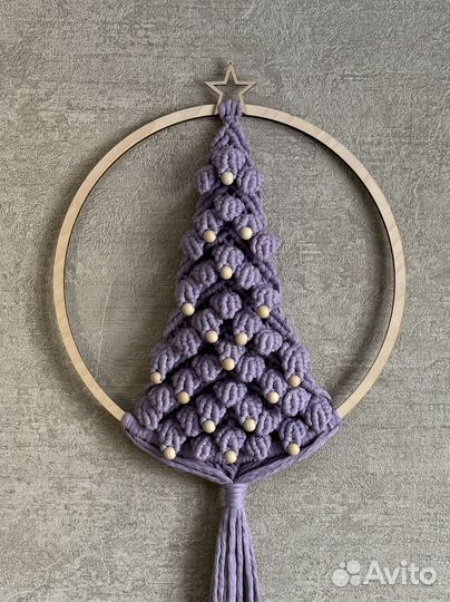 Макраме елочка